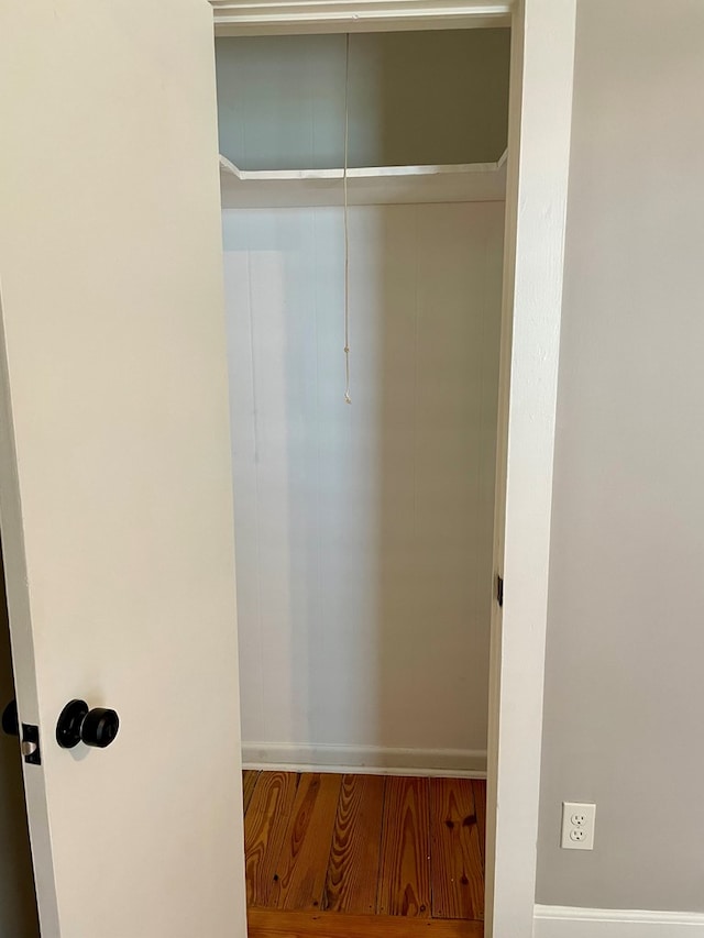 view of closet