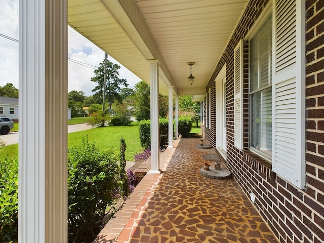 view of patio / terrace featuring a porch