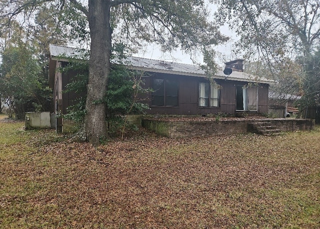 view of rear view of property