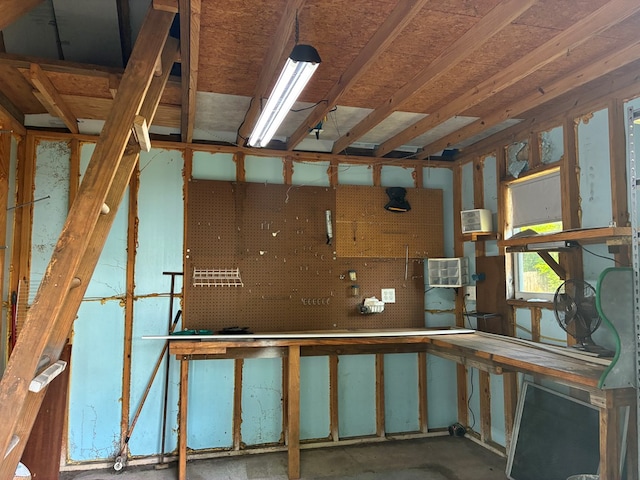 view of storage area