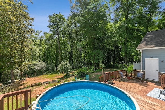 102 Lindsey Ln, Dothan, AL 36305 - swimming pool featuring a deck