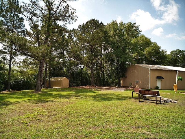 4301 County Road 156, Enterprise, AL 36330 - view of grassy yard featuring an outbuilding