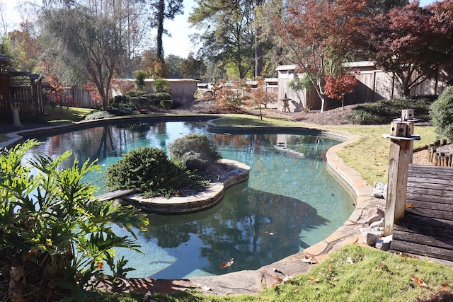 view of pool