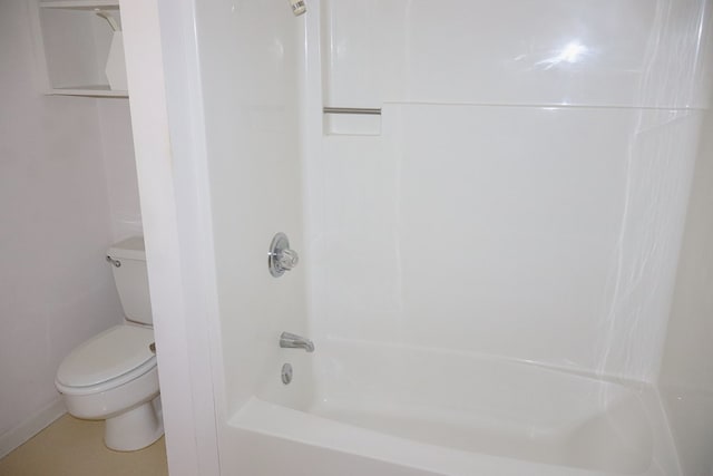 bathroom with  shower combination and toilet