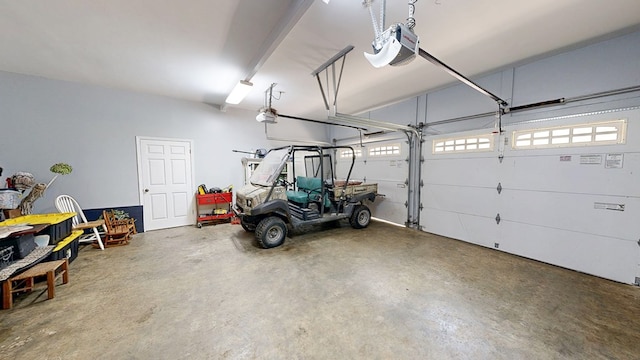 1109 Sanitary Dairy Rd, Cowarts, AL 36321 - garage featuring a garage door opener