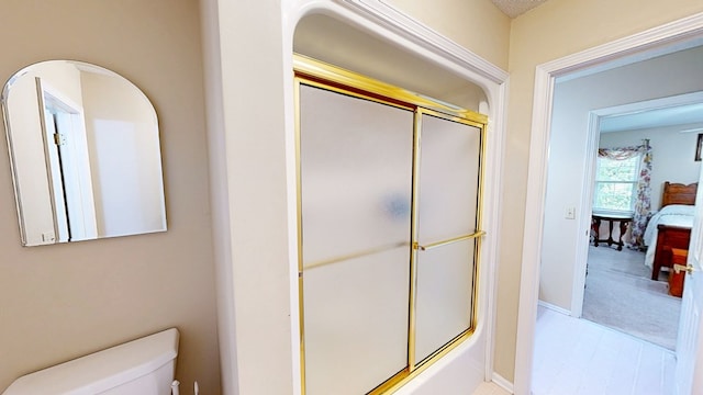 1109 Sanitary Dairy Rd, Cowarts, AL 36321 - ensuite bathroom with baseboards, toilet, and ensuite bath