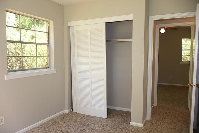 view of closet