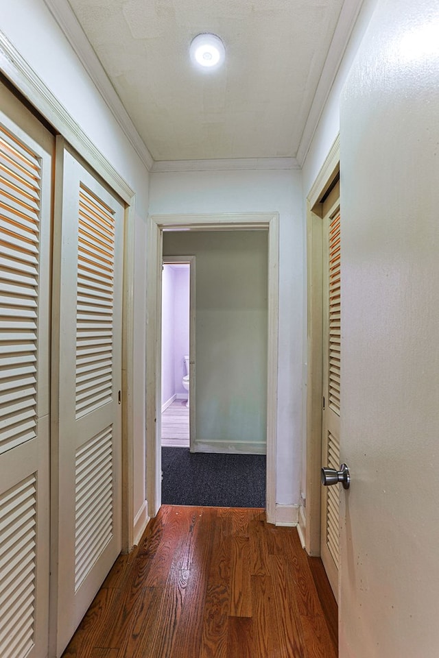 1810 Northside Dr, Dothan, AL 36303 - hall with wood finished floors and ornamental molding