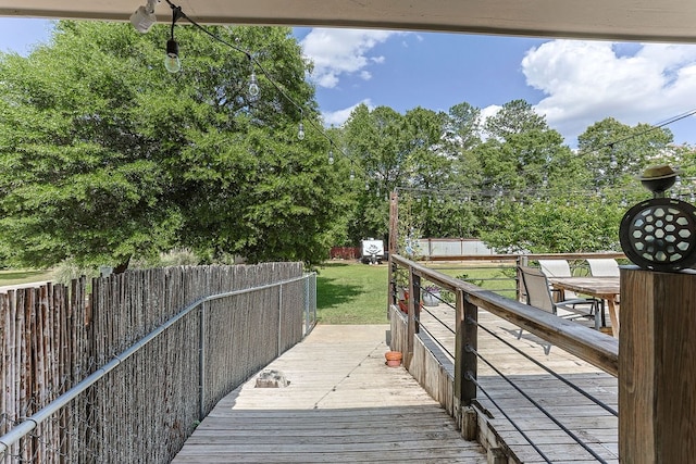 1810 Northside Dr, Dothan, AL 36303 - view of community with a deck and outdoor dining area