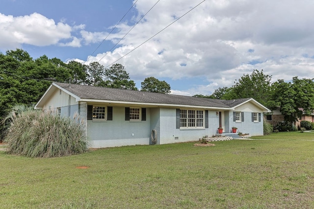 1810 Northside Dr, Dothan, AL 36303 - view of front of house featuring a front yard, brick siding, and roof with shingles