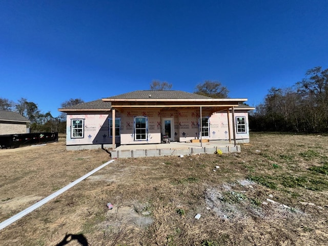 view of front of home featuring a porch