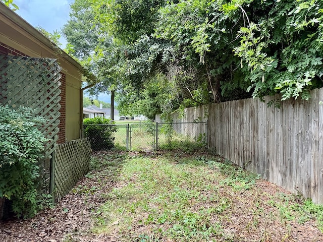 152 W Cox St, Slocomb, AL 36375 - fenced backyard with a gate