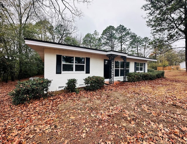 view of ranch-style house