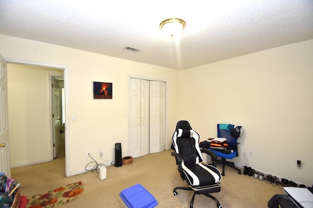 2023 Brackin Dr, Dothan, AL 36301 - carpeted office with a textured ceiling and baseboards