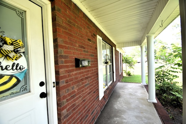 2023 Brackin Dr, Dothan, AL 36301 - view of covered porch