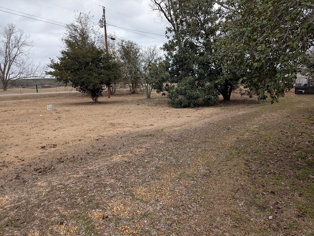 view of street featuring a rural view