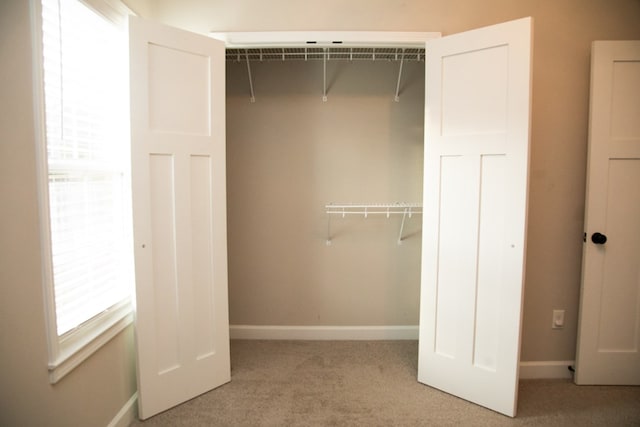 view of closet