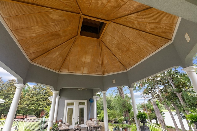 109 Royal Highlands Ln, Dothan, AL 36305 - view of patio featuring french doors