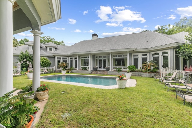 109 Royal Highlands Ln, Dothan, AL 36305 - outdoor pool with a sunroom