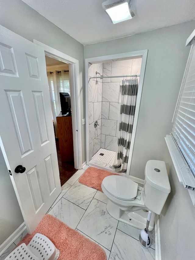 601 6th Ave, Ashford, AL 36312 - full bath featuring marble look tiles and a shower stall