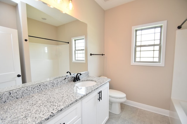 5120 Judge Logue Rd, Newton, AL 36352 - full bath with vanity and tile patterned flooring