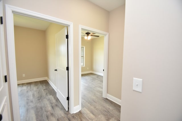 5120 Judge Logue Rd, Newton, AL 36352 - hallway featuring wood finished floors