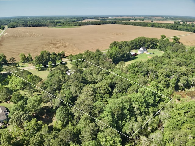4955 County Road 36, Hartford, AL 36344 - overview of rural landscape with property boundaries highlighted