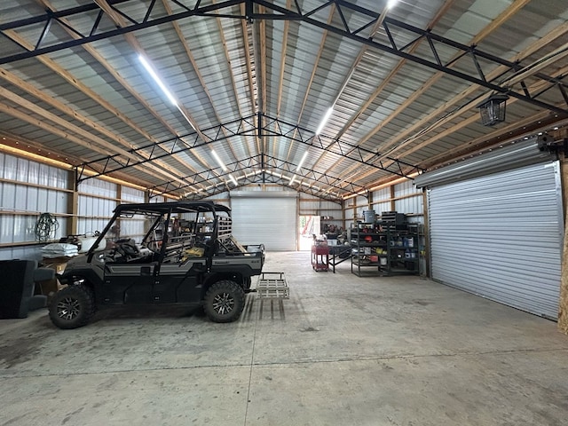 489 Skipper Rd, Malvern, AL 36375 - garage with metal wall