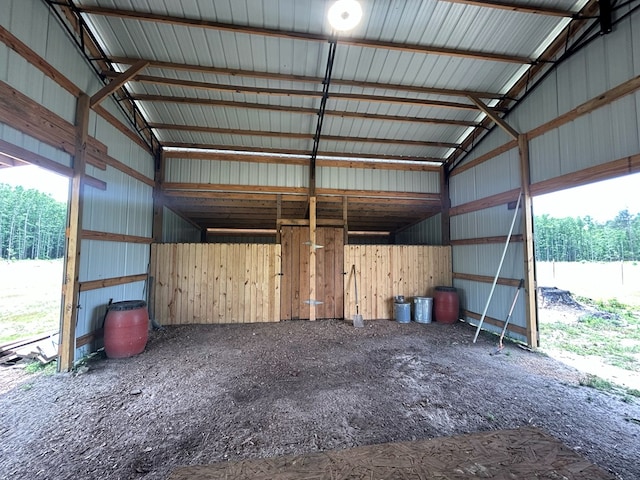 489 Skipper Rd, Malvern, AL 36375 - garage with metal wall