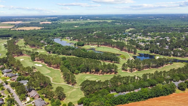 601 Edinburgh Way, Dothan, AL 36305 - aerial view of property and surrounding area featuring a local golf course and a large body of water