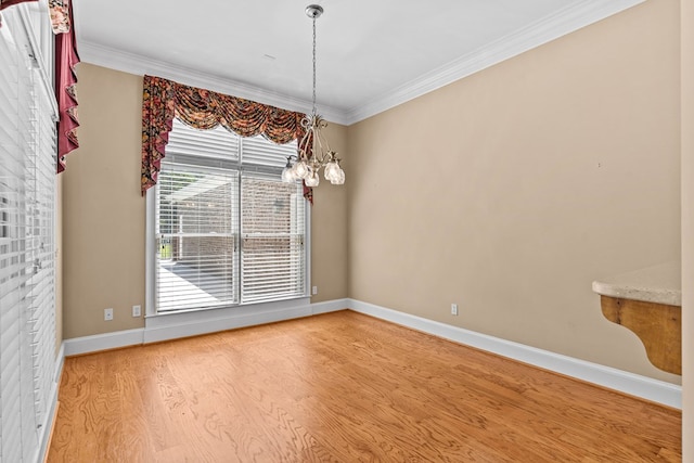 601 Edinburgh Way, Dothan, AL 36305 - unfurnished room with wood finished floors, crown molding, and baseboards
