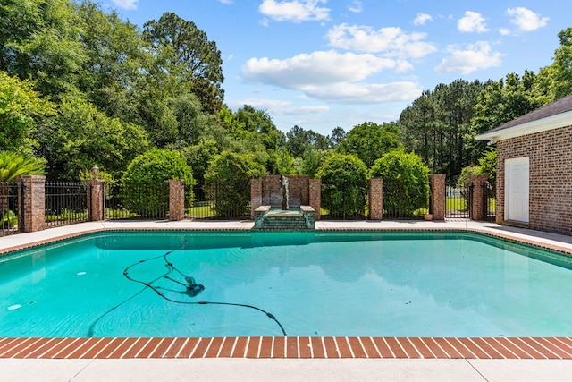 601 Edinburgh Way, Dothan, AL 36305 - view of swimming pool with a pool with connected hot tub