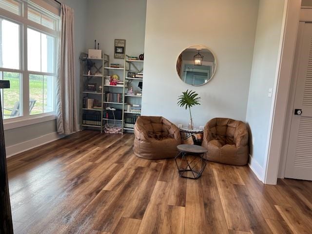 1015 Hardy Rd, Dothan, AL 36301 - sitting room featuring wood finished floors