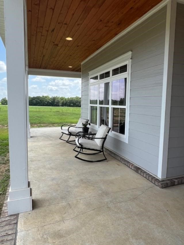 1015 Hardy Rd, Dothan, AL 36301 - view of covered porch