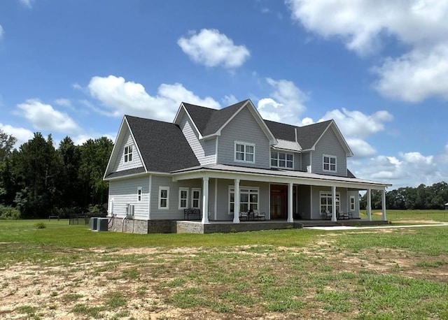 1015 Hardy Rd, Dothan, AL 36301 - farmhouse inspired home with covered porch and a front lawn