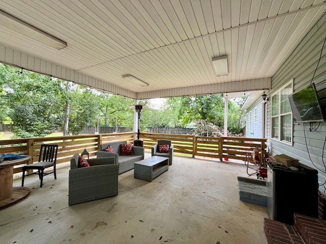 view of patio / terrace with outdoor lounge area