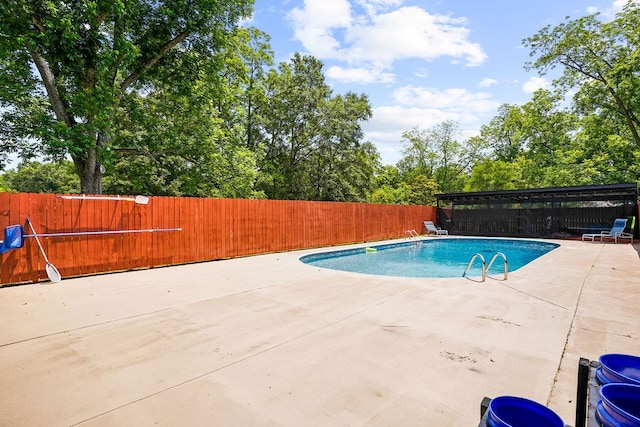 568 N Morris St, Slocomb, AL 36375 - view of pool with a fenced backyard and a patio