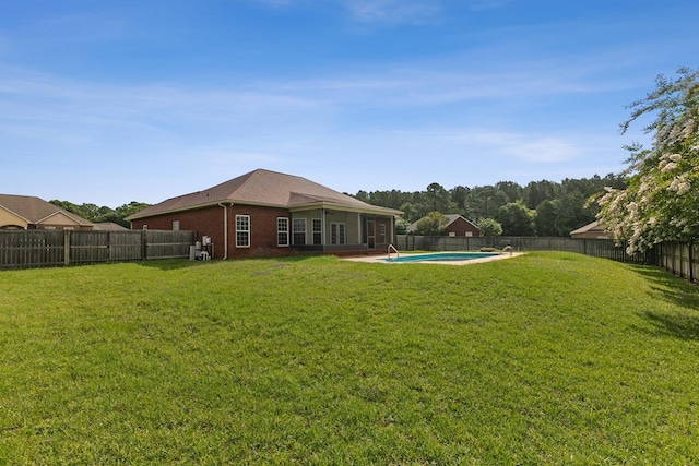 170 County Road 751, Enterprise, AL 36330 - fenced backyard with a sunroom