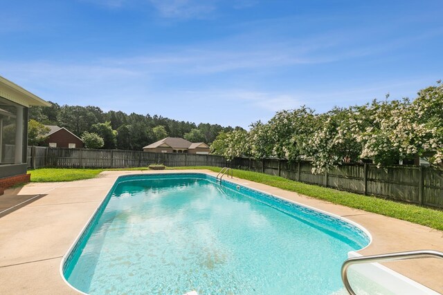 170 County Road 751, Enterprise, AL 36330 - view of pool featuring a fenced backyard and a patio