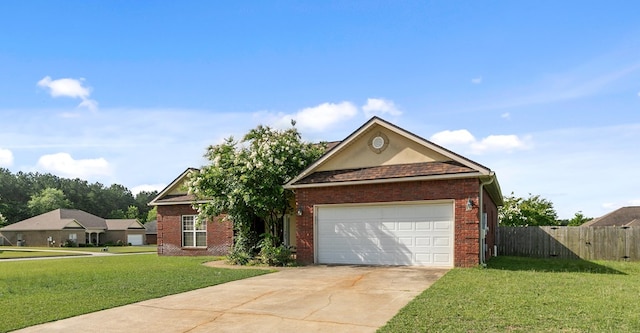 170 County Road 751, Enterprise, AL 36330 - view of front of house featuring concrete driveway, brick siding, and an attached garage
