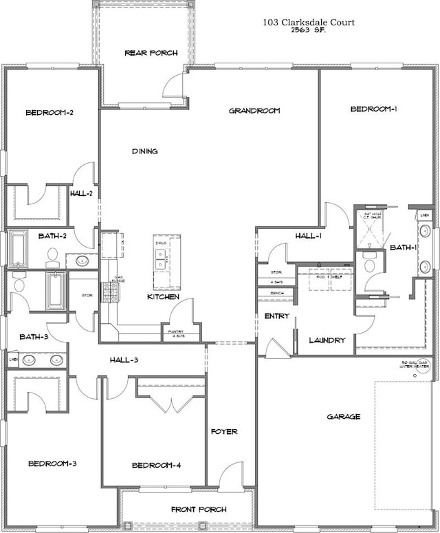 103 Clarksdale Ct, Dothan, AL 36305 - view of room layout