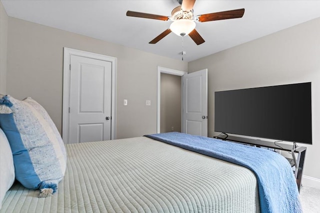 459 Paxton, Dothan, AL 36301 - carpeted bedroom with ceiling fan and baseboards