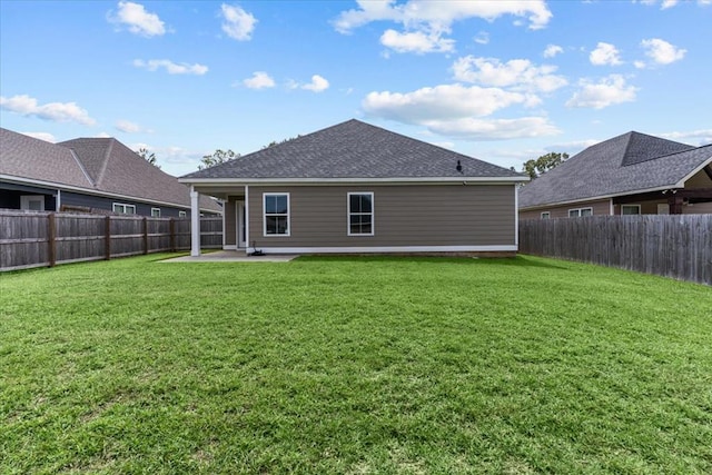 459 Paxton, Dothan, AL 36301 - rear view of house with a patio and roof with shingles