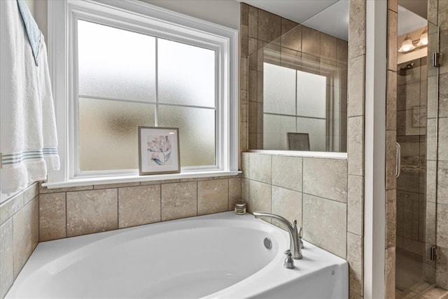 459 Paxton, Dothan, AL 36301 - full bathroom with a garden tub and a shower stall