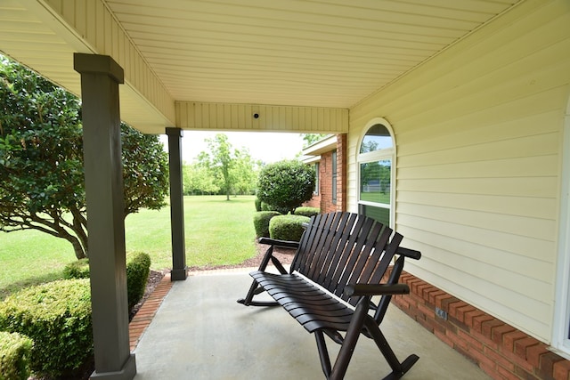 view of patio