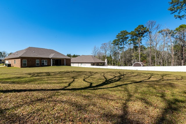 212 Archer Trl, Enterprise, AL 36330 - view of yard featuring fence