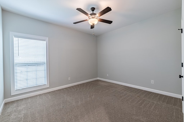 212 Archer Trl, Enterprise, AL 36330 - unfurnished room with ceiling fan, baseboards, and carpet flooring