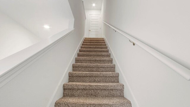 267 Fawnfield Ln, Dothan, AL 36301 - staircase featuring recessed lighting