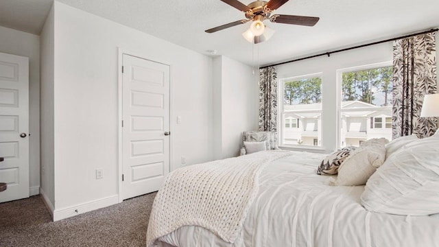 267 Fawnfield Ln, Dothan, AL 36301 - carpeted bedroom featuring baseboards and ceiling fan
