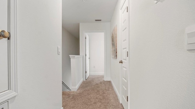 267 Fawnfield Ln, Dothan, AL 36301 - hall featuring carpet floors, baseboards, and an upstairs landing